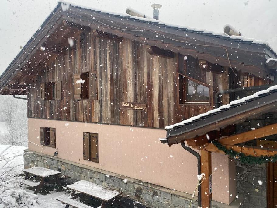 Chalet 6 Chambres A 3 Min Des Pistes Des 3 Vallees St Martin De Belleville Saint-Martin-de-Belleville Luaran gambar